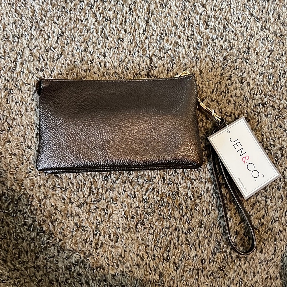 Jen & Co. Bronze Clutch